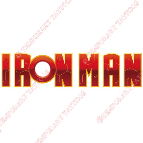 Iron Man Customize Temporary Tattoos Stickers NO.186